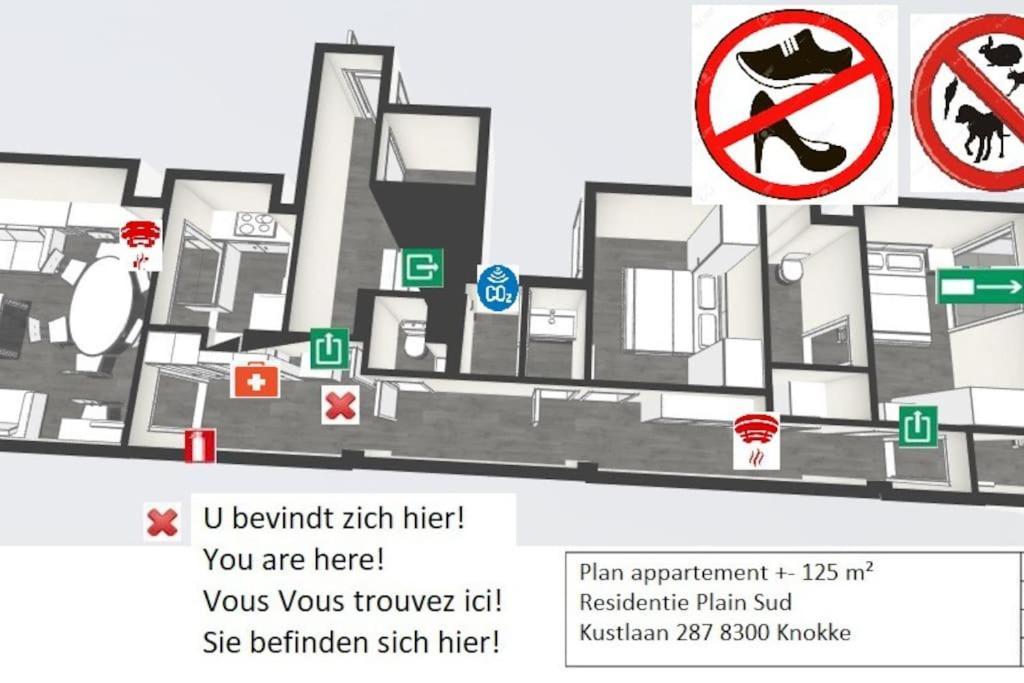 Location! Unique Luxurious 2-bedroom In - 't Zoute Apartment *