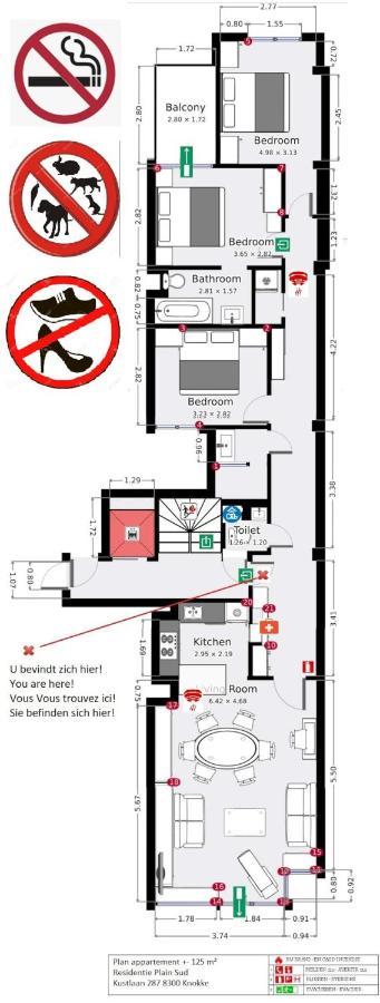 Location! Unique Luxurious 2-bedroom In - 't Zoute Apartment *
